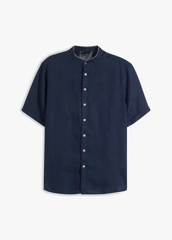 Chemise manches courtes 100% lin, bonprix