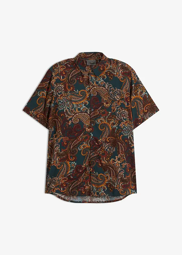 Chemise manches courtes en viscose, bonprix