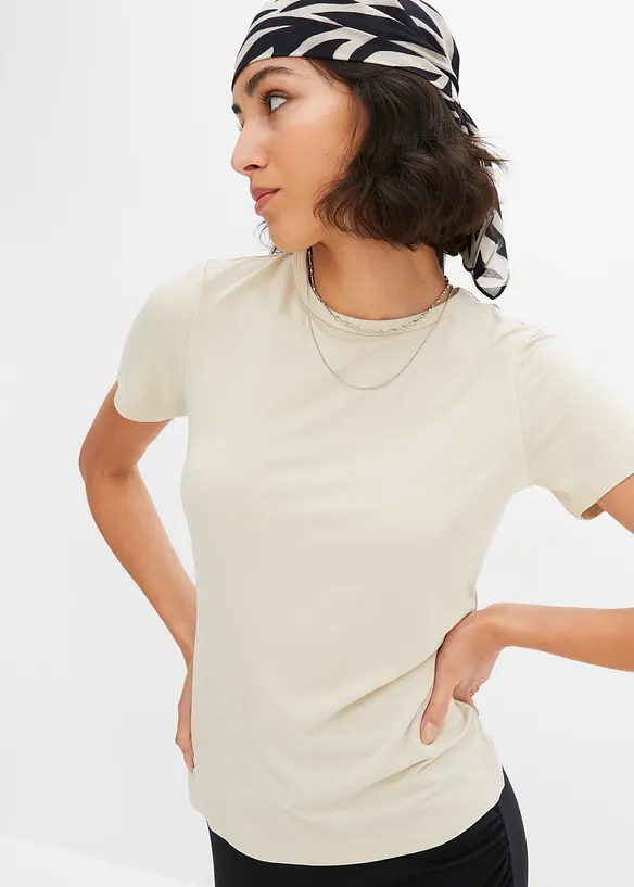 T-Shirt aus fließender Viskose, bonprix