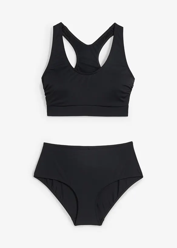 Bustier-Bikini (2-tlg.Set) mit Ringerrücken, bonprix