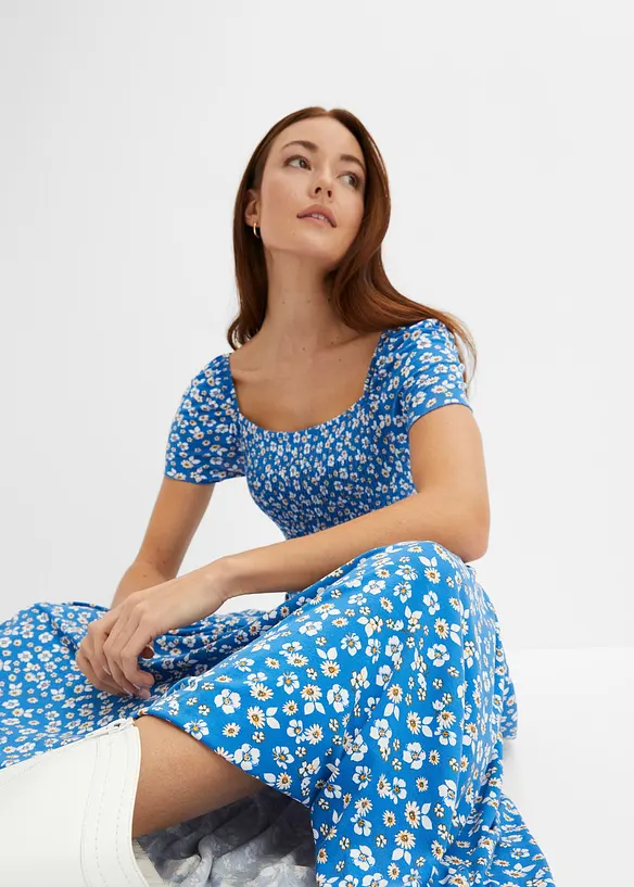Bedrucktes Maxikleid aus nachhaltiger Viskose, bonprix