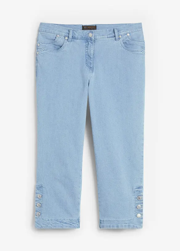 Jean corsaire, taille mi-haute, bonprix
