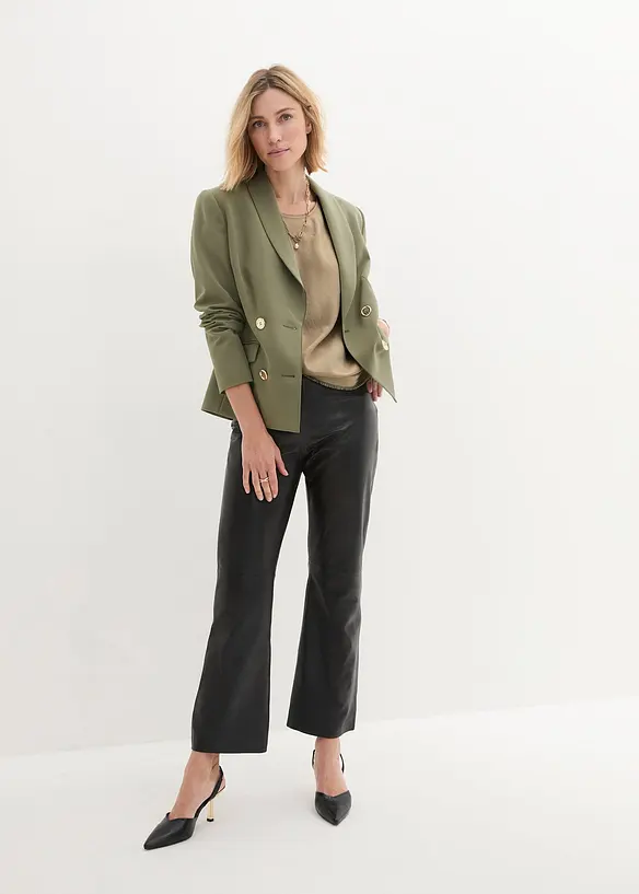 Top en satin fluide, bonprix