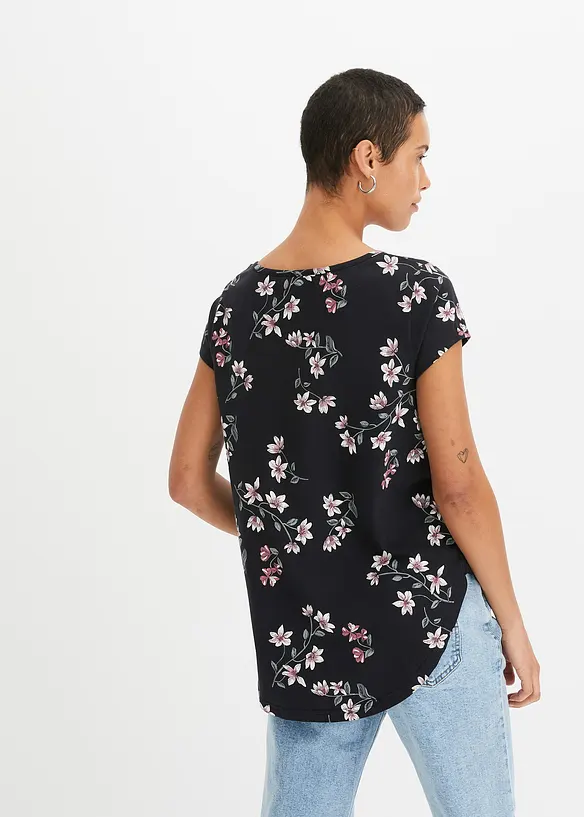 T-shirt en coton extensible, bonprix