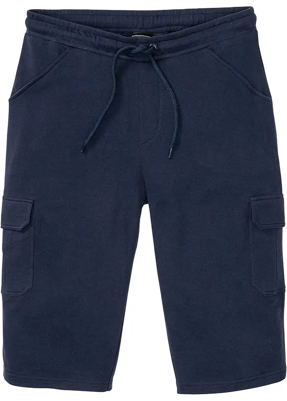 Bermuda long en molleton 100% coton, Regular, bonprix