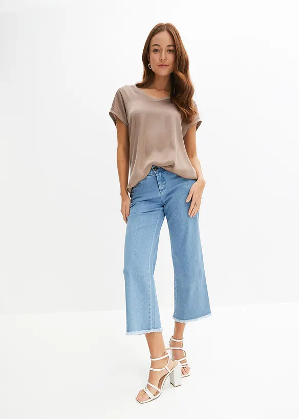 T-shirt en viscose mélangée, bonprix