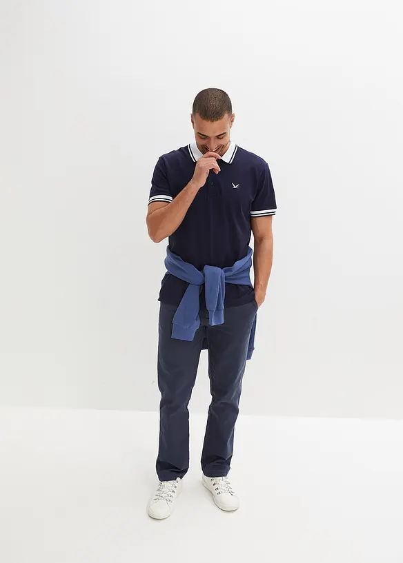Polo en maille piquée 100% coton, bonprix