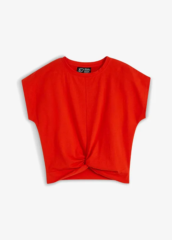Kurzes T-Shirt aus reiner Bio-Baumwolle, bonprix