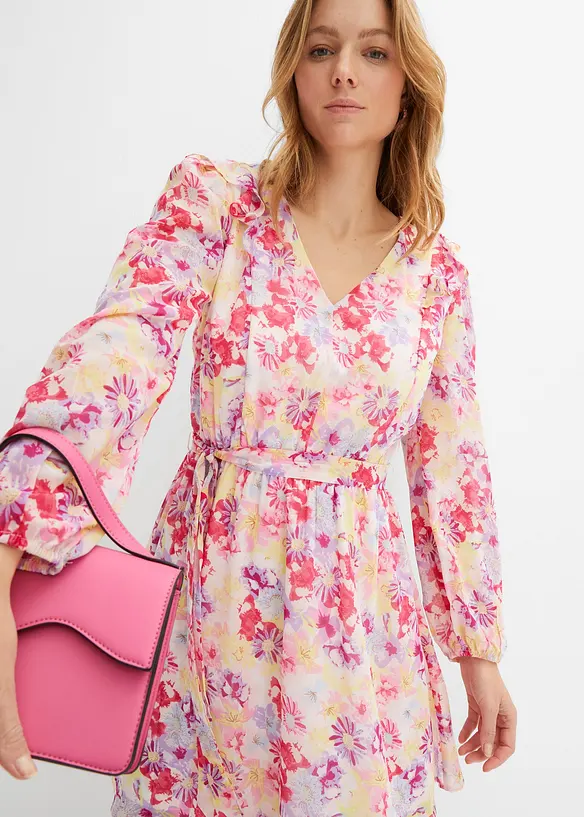 Robe en crêpe, bonprix