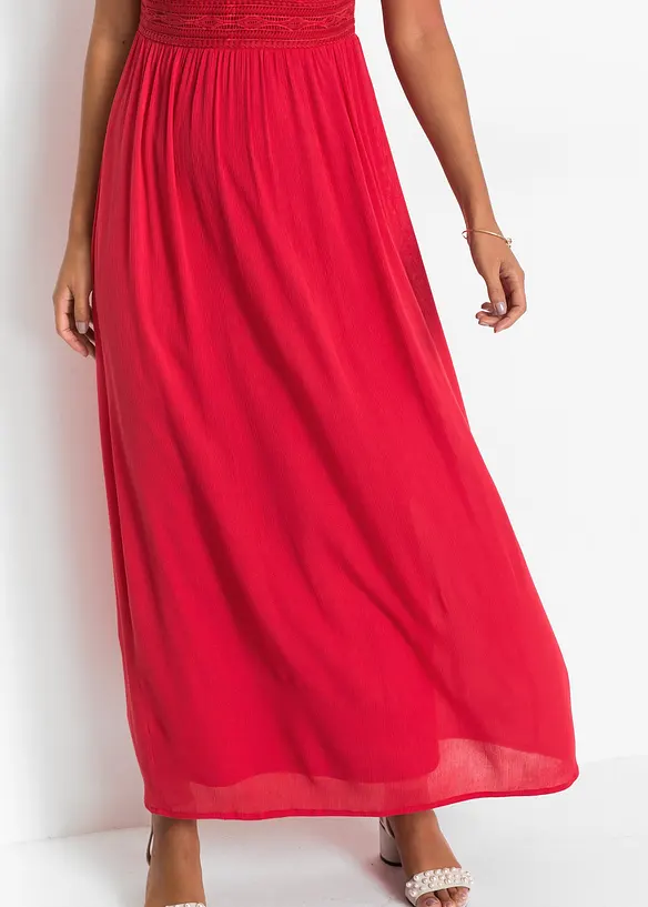 Maxikleid aus fließender Viskose, bonprix