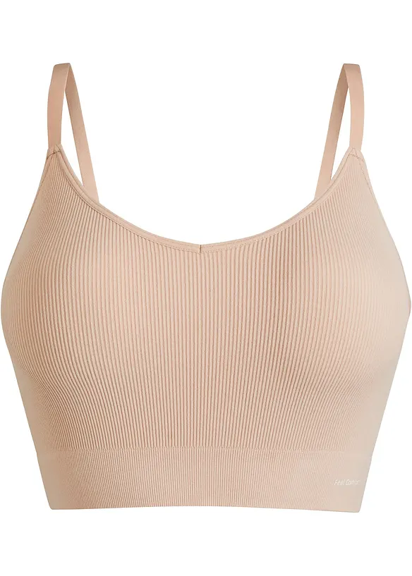Feel Comfort Seamless Bustier gerippt, bonprix