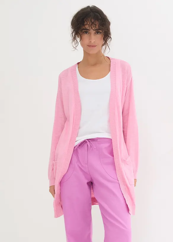 Gilet en fine maille de coton, bonprix