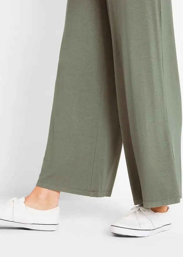 Jersey-Hose aus fließendem Viskose-Mix, 7-8-Länge, bonprix