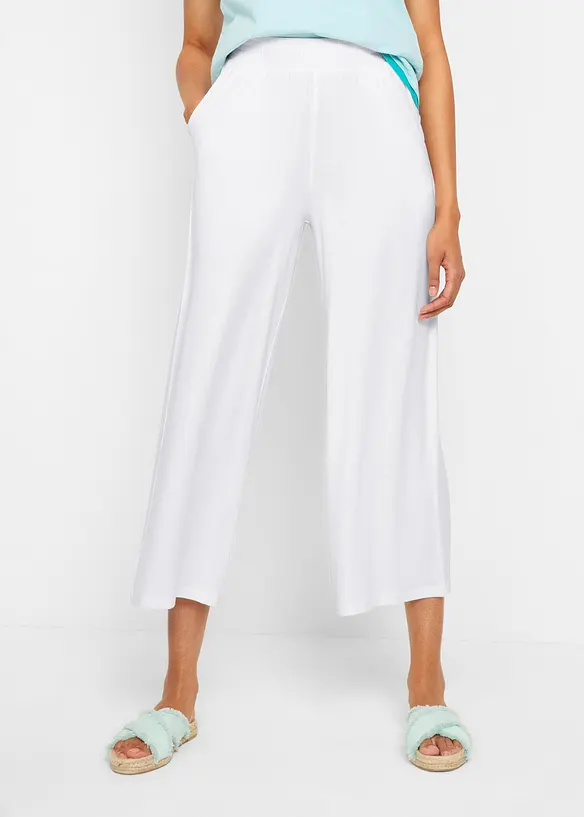 Pantalon 7/8 en jersey viscose, bonprix