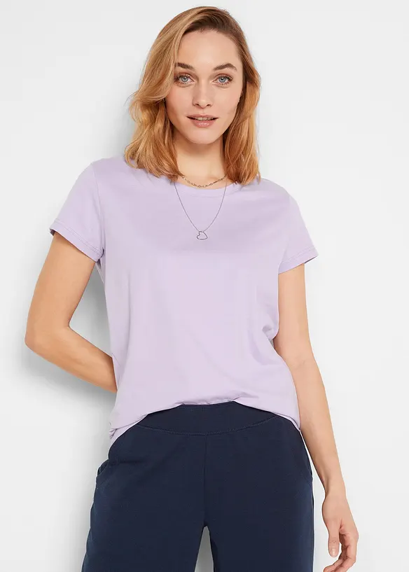Lot de 5 T-shirts col rond, bonprix