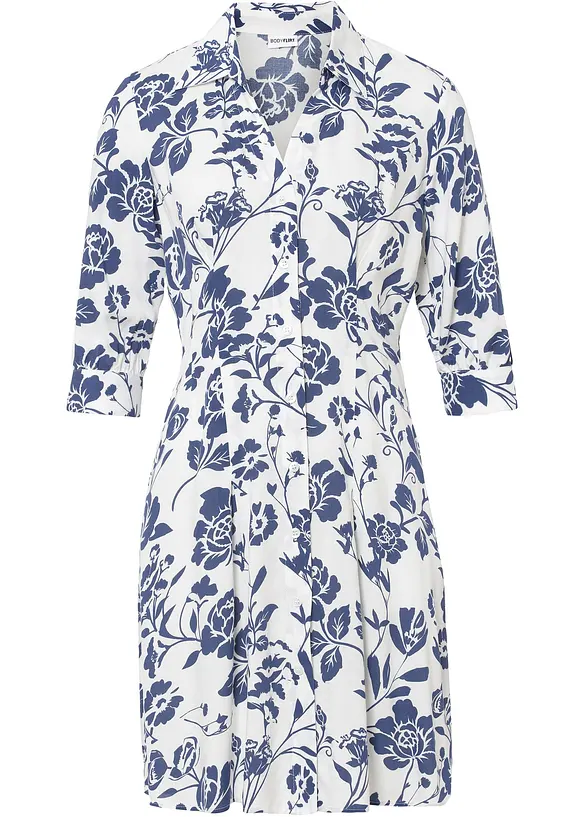 Robe-chemise en viscose fluide, bonprix