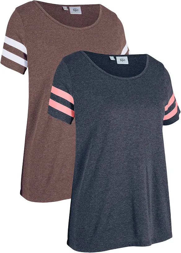 Leichtes Funktionsshirt (2er Pack), bonprix
