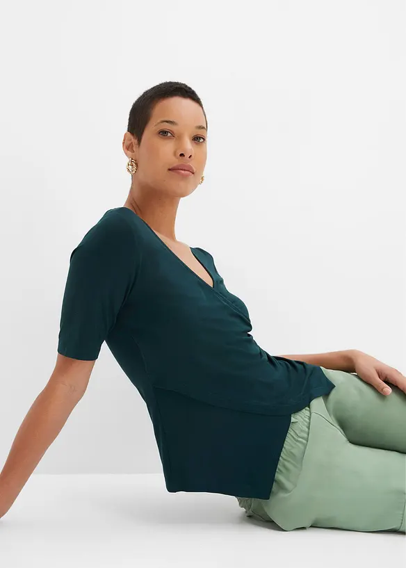 T-shirt en viscose extensible, bonprix
