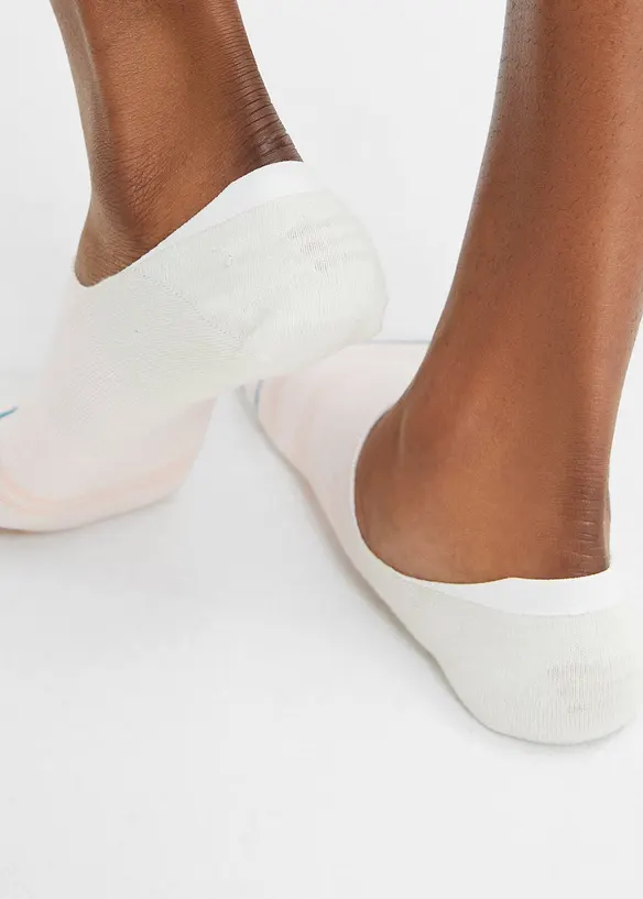 Lot de 8 paires de protège-pied en coton majoritaire, bonprix