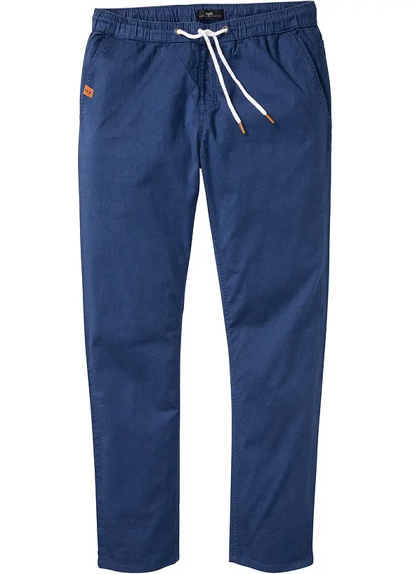 Pantalon droit taille élastiquée, Slim Fit, bonprix