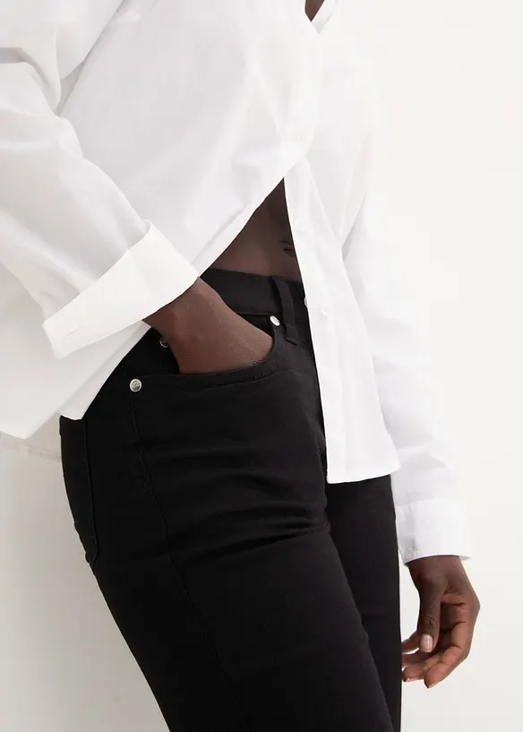 Slim-Fit-Jeans Mid Waist, Super Stretch, bonprix