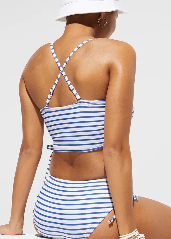 Bandeau-Bikini mit abnehmbaren Trägern (2-tlg.Set), bonprix