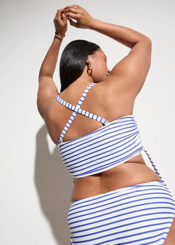 Bandeau-Bikini mit abnehmbaren Trägern (2-tlg.Set), bonprix