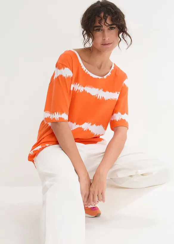 Halbarm-Shirt aus Bio-Baumwolle, bonprix
