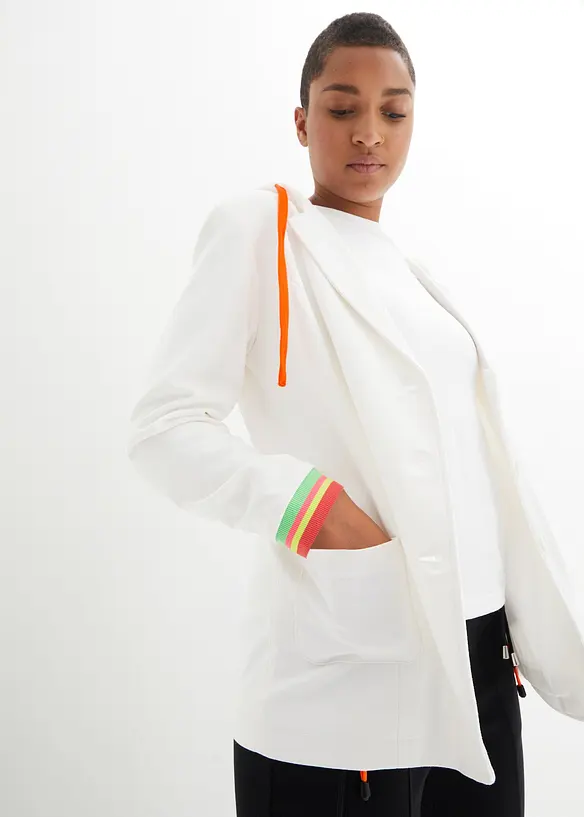 Blazer en molleton de viscose mélangée, bonprix