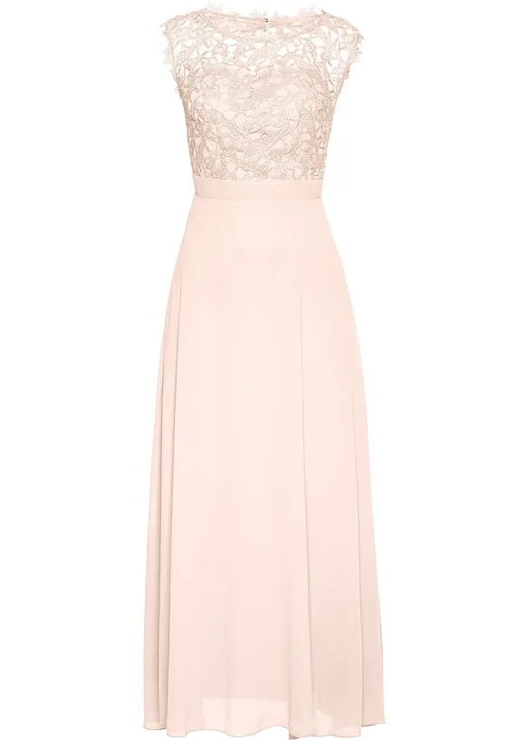 Maxikleid mit Spitze, bonprix