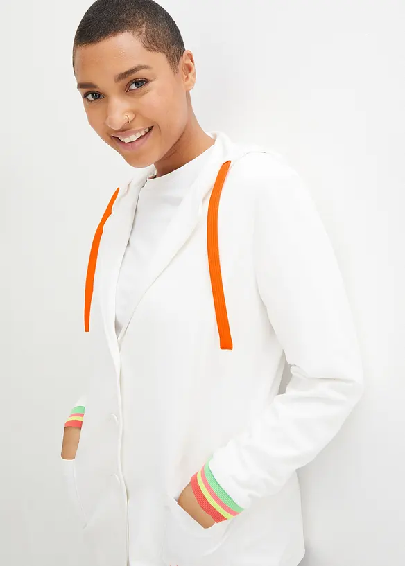 Blazer en molleton de viscose mélangée, bonprix