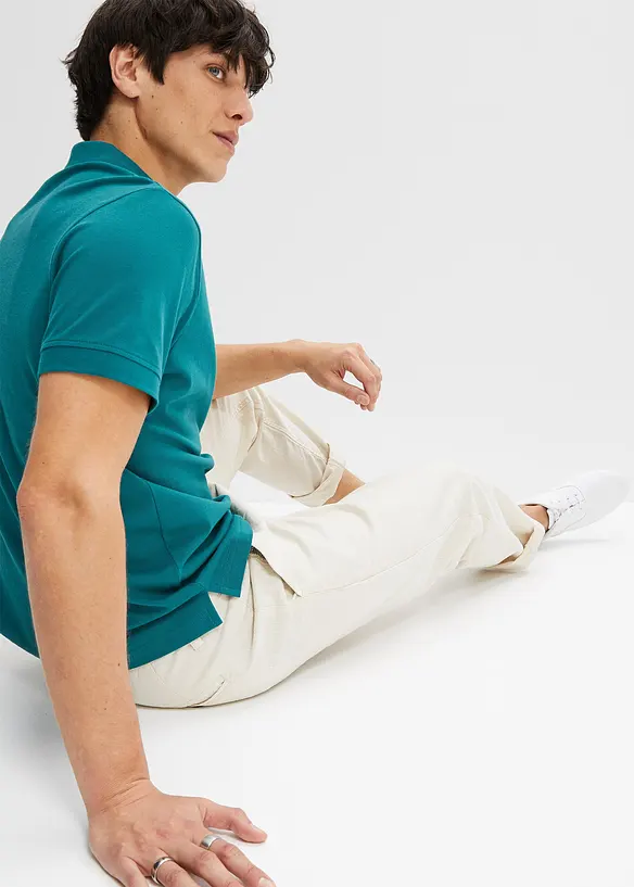 Piqué-Poloshirt aus reiner Bio-Baumwolle, bonprix