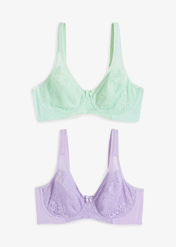 Minimizer-BH mit gepolsterten Trägern (2er Pack), bonprix