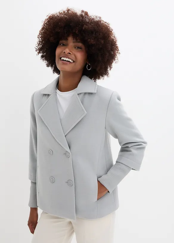 Caban avec manches en maille, bonprix