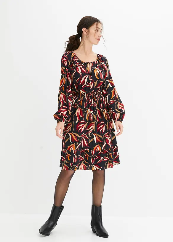 Tunika-Kleid aus reiner Viskose, bonprix
