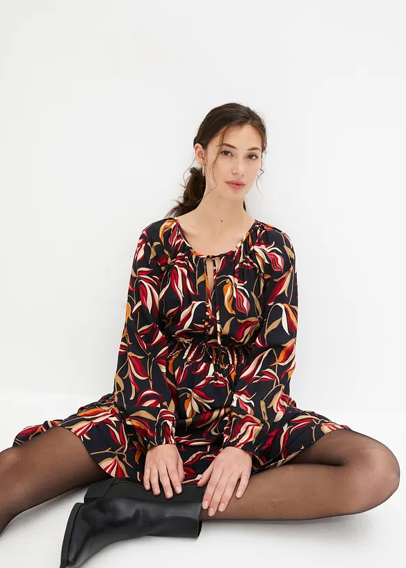 Tunika-Kleid aus reiner Viskose, bonprix