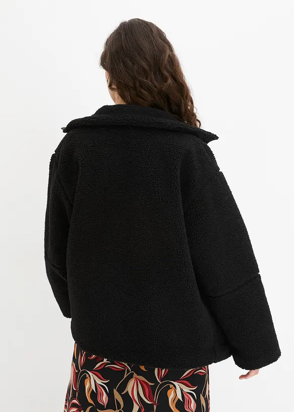Gefütterte Teddy-Fleece Jacke, bonprix