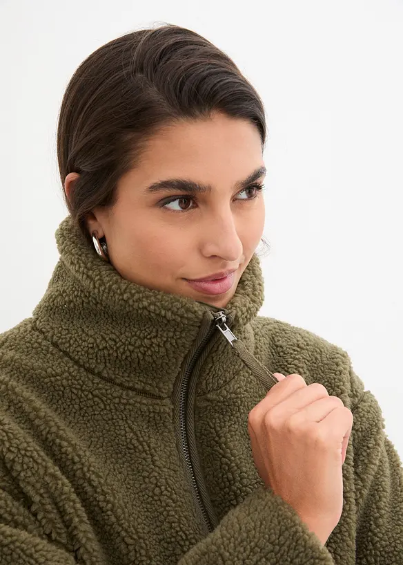 Veste en sherpa doublée, bonprix