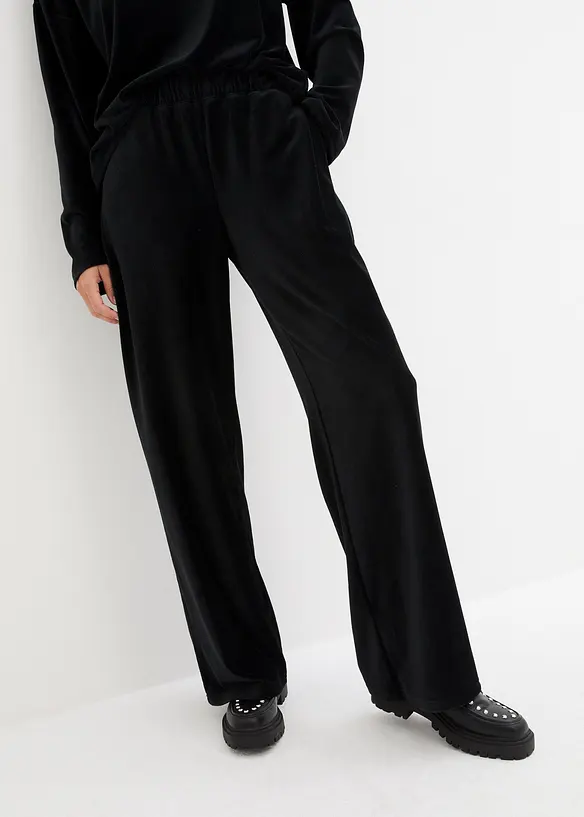 Weite Schlupfhose in Cordoptik, bonprix