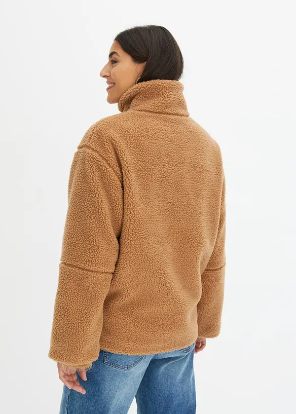 Veste en sherpa doublée, bonprix