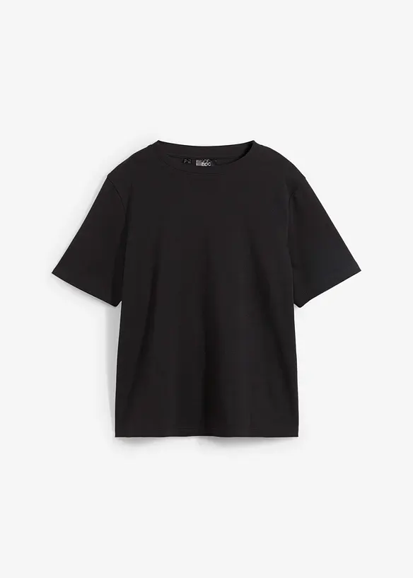 T-Shirt aus reiner schwerer Bio-Baumwolle, bonprix