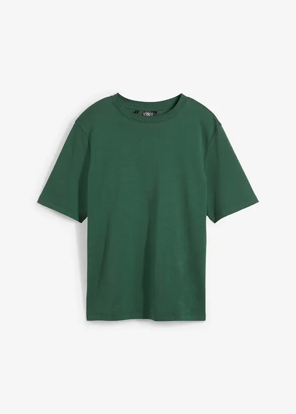 T-Shirt aus reiner schwerer Bio-Baumwolle, bonprix