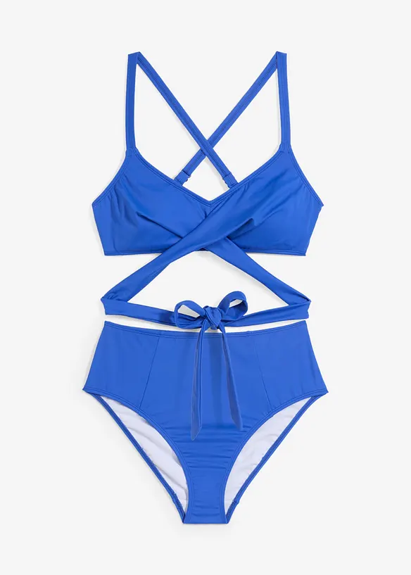 Bustier-Bikini (2-tlg.Set) mit Bindedetail, bonprix
