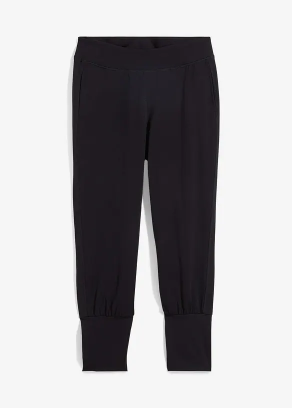 Pantalon sarouel ultra-doux, longueur 3/4, bonprix