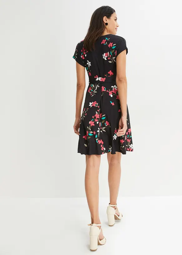 Jerseykleid in Wickeloptik, bonprix