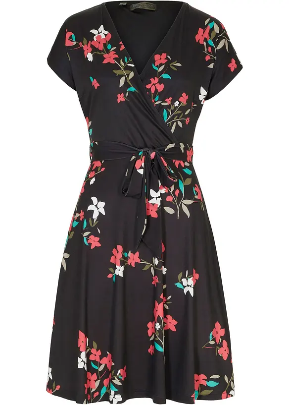 Jerseykleid in Wickeloptik, bonprix