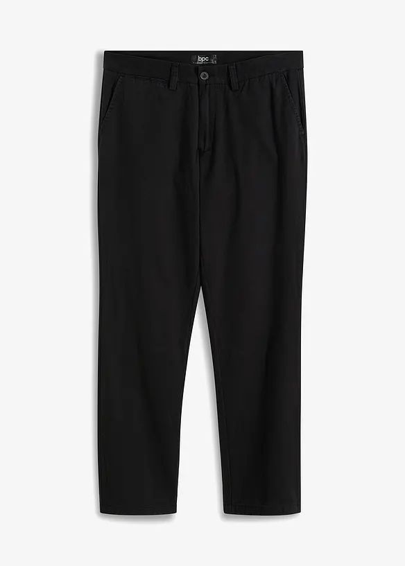 Regular Fit Chinohose aus reiner Baumwolle, Straight, bonprix