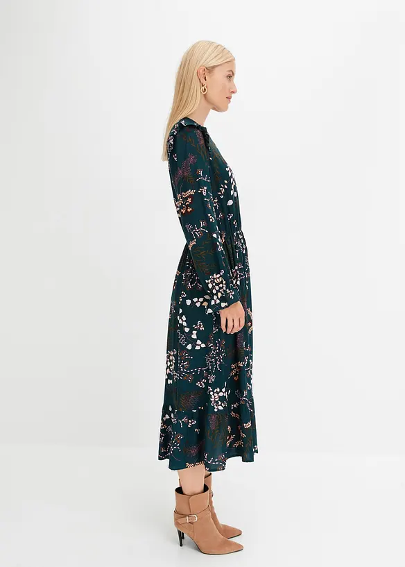 Robe midi 100% viscose, bonprix