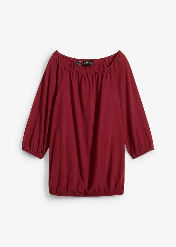 Blouse en jersey 100% coton, bonprix