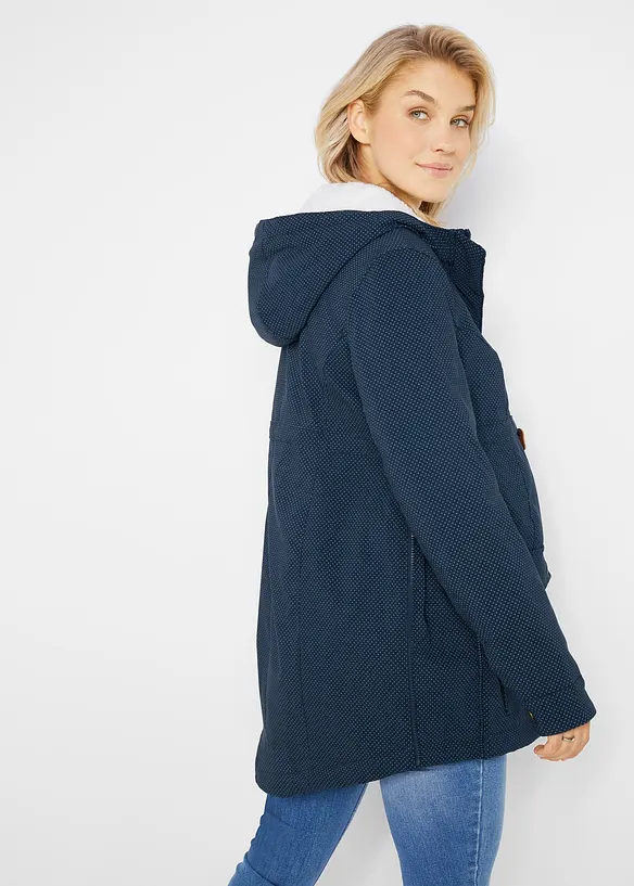 3-in-1 kuschelig gefütterte Umstands- und Tragejacke, bonprix
